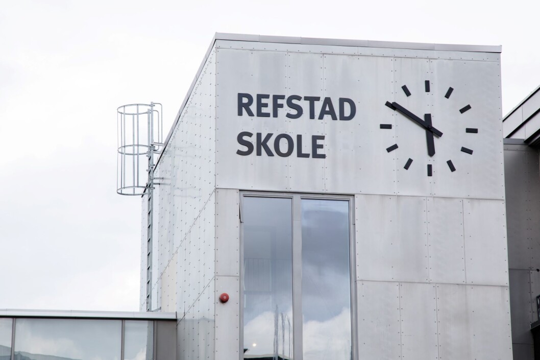 Refstad skole måtte rives bare 14 år etter at den ble bygd i ekspressfart. Foto: Audun Braastad / NTB scanpix Refstad skole måtte rives bare 14 år etter at den ble bygd i ekspressfart. Foto: Audun Braastad / NTB scanpix