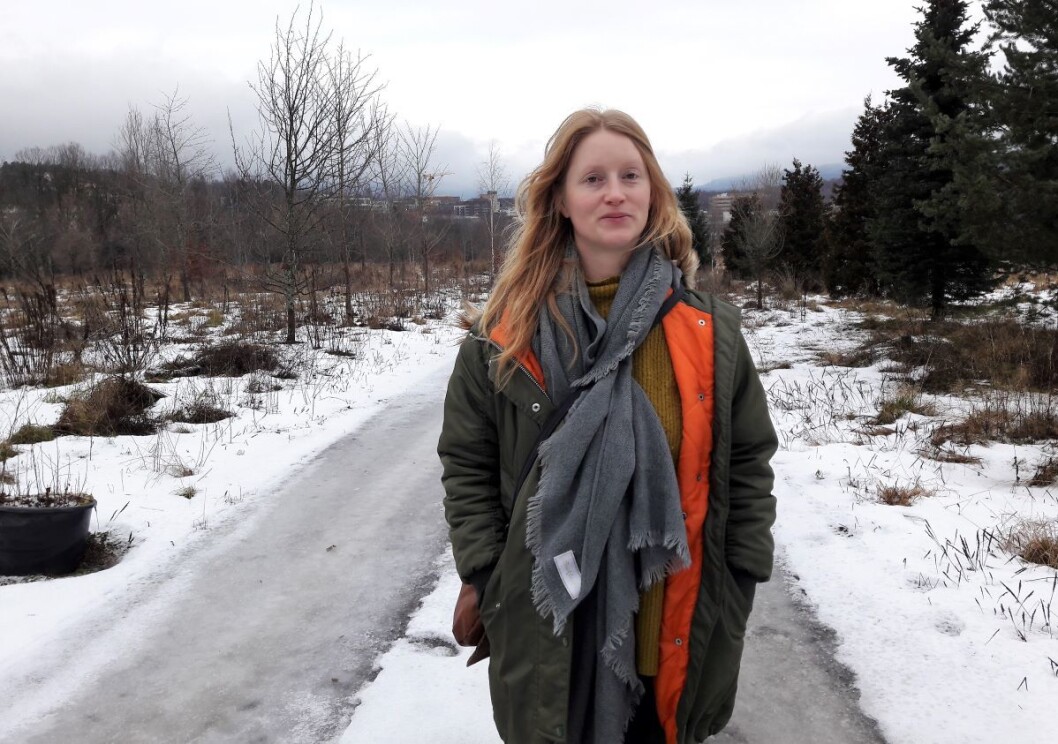 Prosjektleder for Engebråten parsellhager, Guro Alette Elvenes, kan kunngjøre nyåpningen til våren. Foto: Anders Høilund Prosjektleder for Engebråten parsellhager, Guro Alette Elvenes, kan kunngjøre nyåpningen til våren. Foto: Anders Høilund