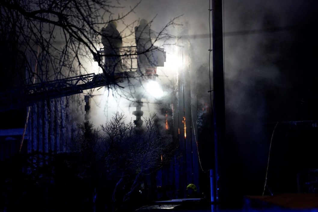 Politiet meldte om brannen klokken 18.13. Både politi, ambulanse og brannvesen rykket ut til stedet. Vestengsvingen på Brannfjell ligger ved Ekeberg. Foto: Heiko Junge / NTB scanpix Politiet meldte om brannen klokken 18.13. Både politi, ambulanse og brannvesen rykket ut til stedet. Vestengsvingen på Brannfjell ligger ved Ekeberg. Foto: Heiko Junge / NTB scanpix