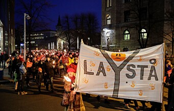 1.500 i protest mot riving av Y-blokka