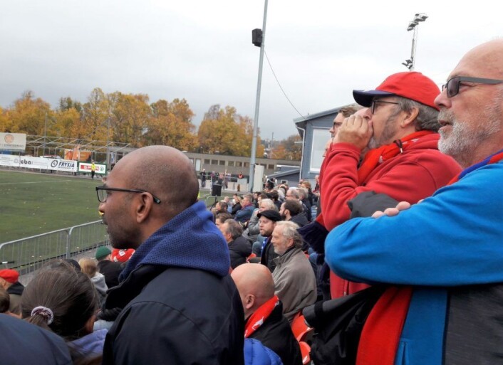 Til våren kan endelig Skeid-tilhengerne bite negler på egen stadion igjen. Da får de se hvordan laget fungerer for den nye hovedtreneren Gard Holme. Foto: Anders Høilund Til våren kan endelig Skeid-tilhengerne bite negler på egen stadion igjen. Da får de se hvordan laget fungerer for den nye hovedtreneren Gard Holme. Foto: Anders Høilund