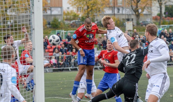 Gard Holme blir nye trener og skal forsøke å få skikk på skeidspillerne. Her representert ved Ayoub Aleesami og brødrene Skogsrud. Foto: Anders Vindegg Gard Holme blir nye trener og skal forsøke å få skikk på skeidspillerne. Her representert ved Ayoub Aleesami og brødrene Skogsrud. Foto: Anders Vindegg
