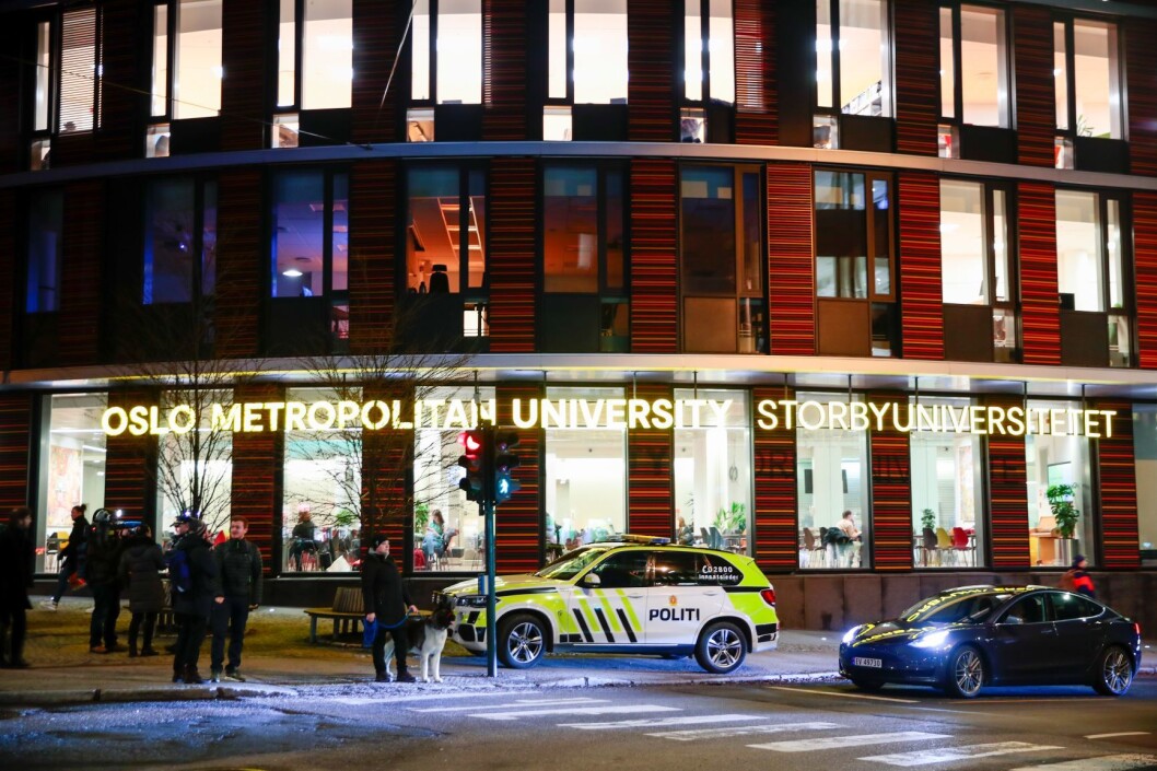 En mann ble torsdag ranet av flere personer i et parkeringshus ved Oslo Met. Foto: Håkon Mosvold Larsen / NTB scanpix En mann ble torsdag ranet av flere personer i et parkeringshus ved Oslo Met. Foto: Håkon Mosvold Larsen / NTB scanpix