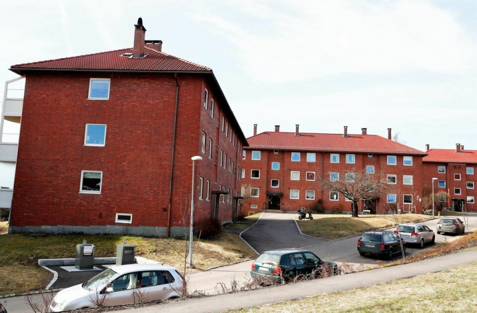 Beboerne i Etterstadsletta Sør Borettslag er blant dem som må koke drikkevannet inntil videre. Foto: Terje Pedersen / NTB scanpix
