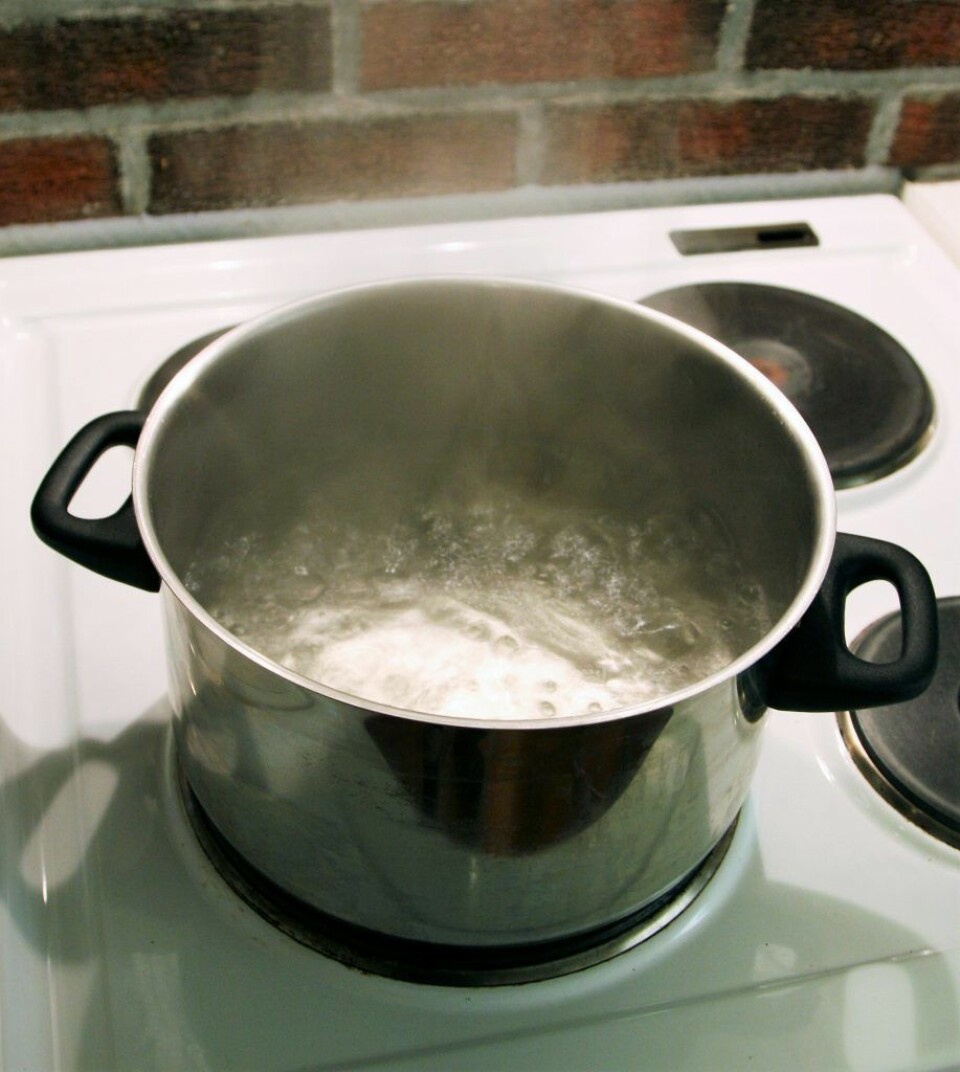 Det er viktig å huske på at vann, som skal brukes i matlaging, må fosskoke etter utsendelse av kokevarselet. Illustrasjonsfoto: Erik Johansen / NTB scanpix