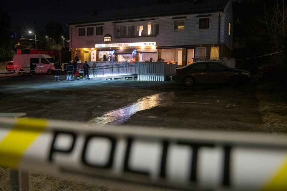 En mann i 20-årene ble skutt og drept i Prinsdal fredag kveld. Tre unge menn er så langt siktet i saken. Foto: Terje Pedersen / NTB scanpix