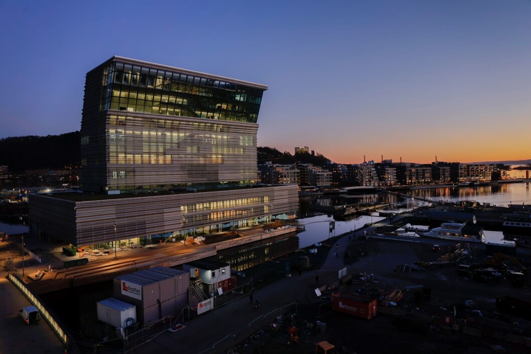 Åpningen av Munchmuseet i Bjørvika utsettes til i høst. Foto: Stian Lysberg Solum / NTB scanpix Åpningen av Munchmuseet i Bjørvika utsettes til i høst. Foto: Stian Lysberg Solum / NTB scanpix