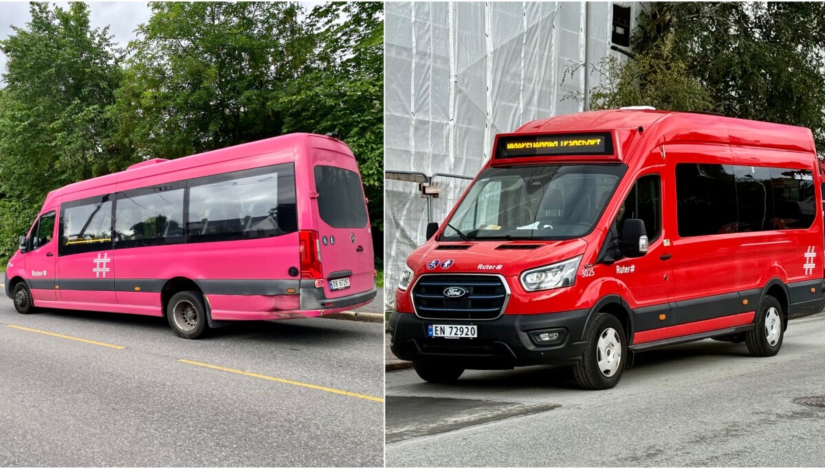 De rosa bussene har blitt røde – nå kuttes det i åpningstidene og ...