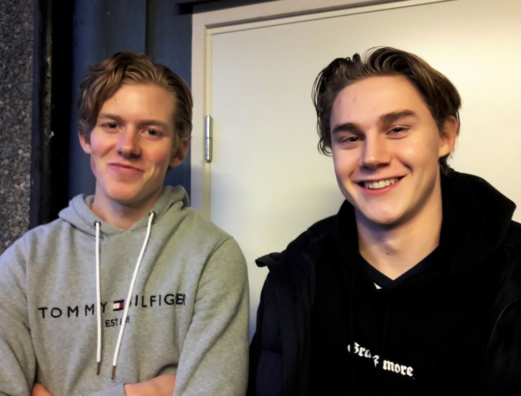 Skeid er kjent for å tørre å satse på juniorer fra egne rekker. Nå flyttes juniorene Christoffer Angell og Abel William Stensrud opp på A-laget. Foto: Anders Høilund Skeid er kjent for å tørre å satse på juniorer fra egne rekker. Nå flyttes juniorene Christoffer Angell og Abel William Stensrud opp på A-laget. Foto: Anders Høilund