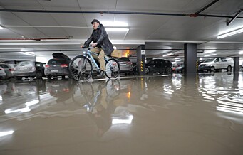 P-hus og butikker i Kiellands hus oversvømt etter vannlekkasjen på Voldsløkka