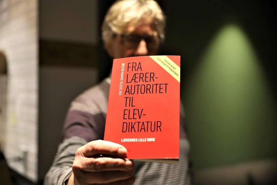 Forfatter og forlegger Øystein Kvamme Skjæveland, bak denne boken, gir 50 kr av hver solgte bok til Clemens Saers og hans kamp. Foto: André Kjernsli