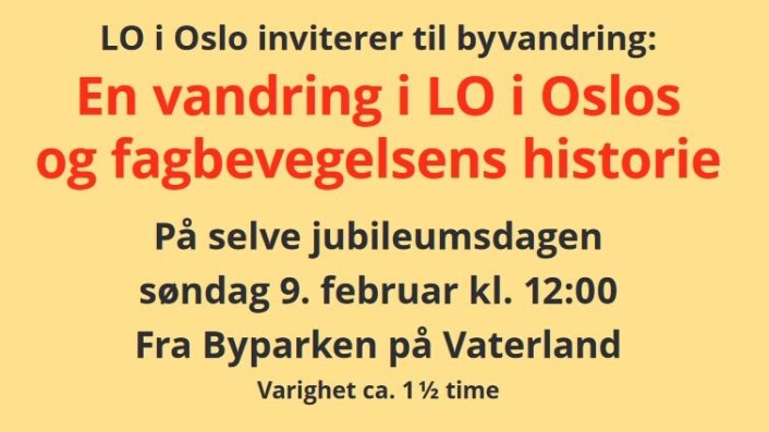 Skjermdump fra LO i Oslo. Skjermdump fra LO i Oslo.