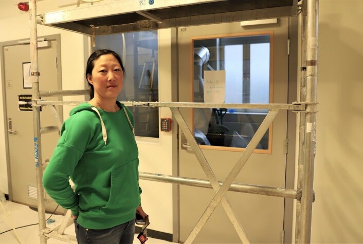 Hanne Langaas og de andre som jobber ved Prindsen ser frem til at det nye heroinrøykerommet skal stå klart. Foto: André Kjernsli Hanne Langaas og de andre som jobber ved Prindsen ser frem til at det nye heroinrøykerommet skal stå klart. Foto: André Kjernsli