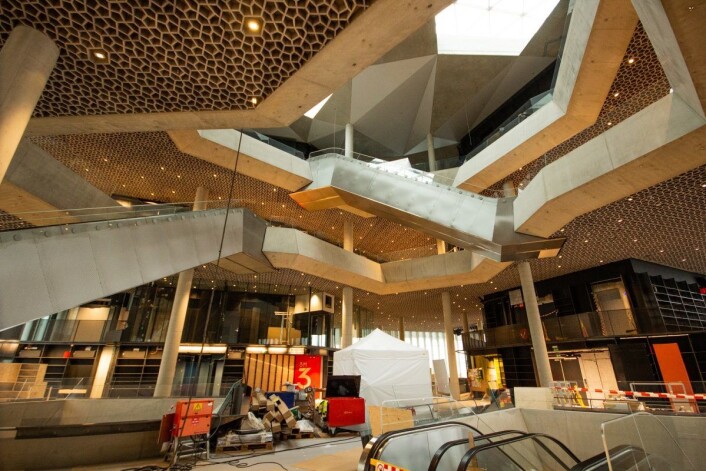Snart er det nye biblioteket i Bjørvika klart. Foto: André Kjernsli Snart er det nye biblioteket i Bjørvika klart. Foto: André Kjernsli