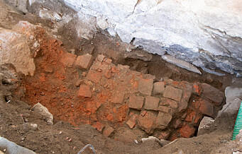 Arkeologer fant ukjent mur på Akershus festning