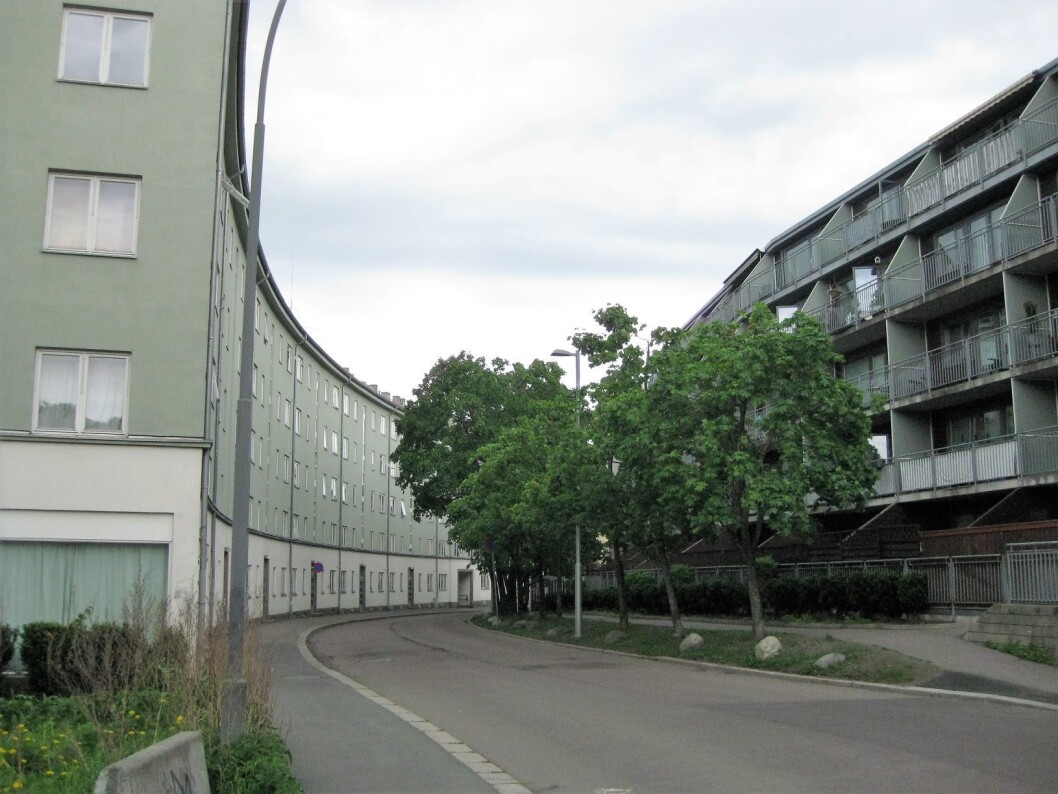Det utviklet seg til masseslagsmål i leiligheten og en kvinne ble slått. Foto: Vidar Iversen / Lokalhistoriewiki Det utviklet seg til masseslagsmål i leiligheten og en kvinne ble slått. Foto: Vidar Iversen / Lokalhistoriewiki
