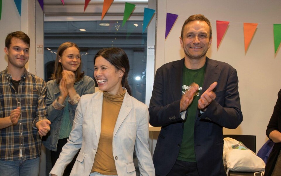 Lan Marie Berg og Arild Hermstad (til h.) kan bli MDGs første nestledere. Foto: Terje Pedersen / NTB scanpix