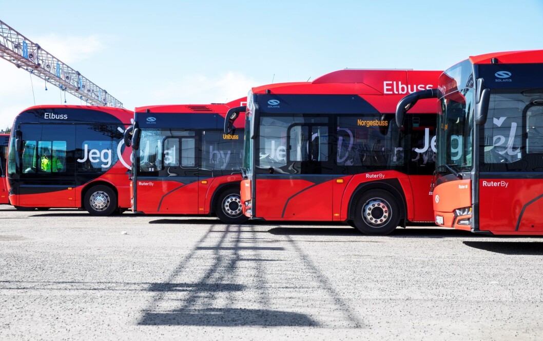 Ruter har allerede en rekke elektriske busser. Nå blir det enda flere. Arkivfoto: Ole Berg-Rusten / NTB scanpix Ruter har allerede en rekke elektriske busser. Nå blir det enda flere. Arkivfoto: Ole Berg-Rusten / NTB scanpix