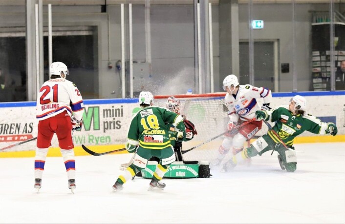Enga klart best i andre periode. Foto: André Kjernsli Enga klart best i andre periode. Foto: André Kjernsli