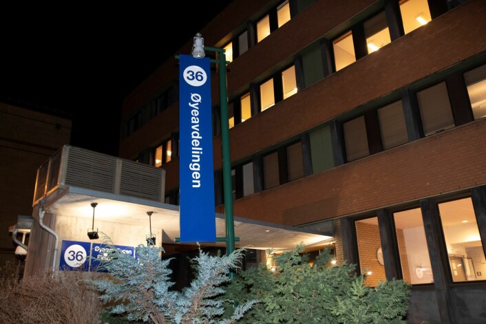 To ansatte ved øyeavdelingen til Ullevål sykehus har fått påvist koronaviruset. Foto: Terje Bendiksby / NTB scanpix