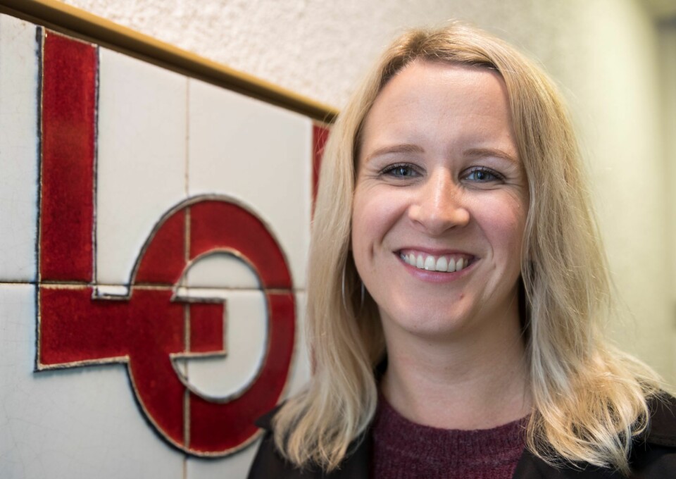 Julie Lødrup er 1 nestleder i LO. Hun holder appellen om arbeidslivet. Foto: Terje Pedersen / NTB scanpix