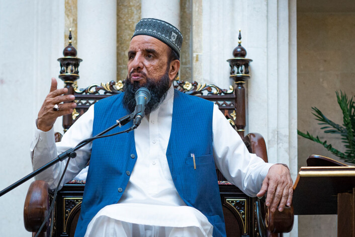 Hovedimam Syed Nehmat Ali Shah Bukhari. Foto: Morten Lauveng Jørgensen Hovedimam Syed Nehmat Ali Shah Bukhari. Foto: Morten Lauveng Jørgensen