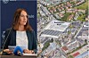 Utdanningsbyråd skolebyråd Julie Remen Midtgarden (H) Foto: Arnsten Linstad Flyfoto dronefoto tomt Grenseveien 65 / 67 ungdomsskole Ensjø Foto: Oslo kommune