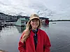 Ragna Marie Fjeld leder Oslo badstuforening. Her ved Sukkerbiten.