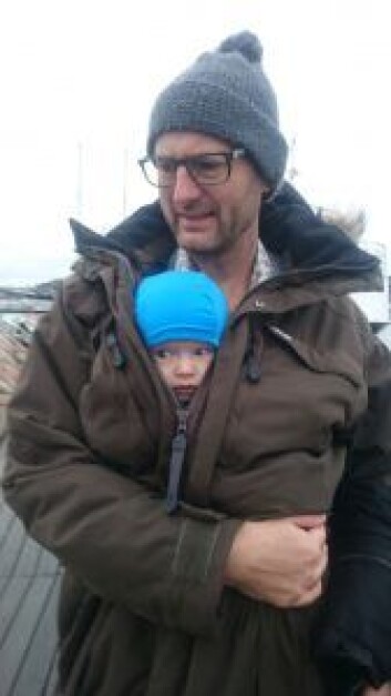 Claus Christian Apneseth og familien bor i båten hele året. Foto: Claus Christian Apneseth Claus Christian Apneseth og familien bor i båten hele året. Foto: Claus Christian Apneseth
