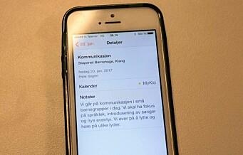 Oslos barnehager skal snakke med foreldre med ny mobilapp