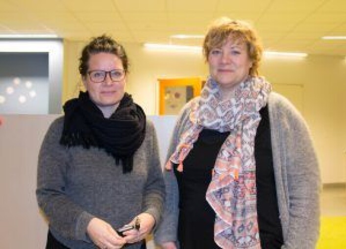 Støperiets leder Katrine Eide og seksjonsleder Anne H. Nordbye ser frem til styrket digital tilgang i barnehagen. Foto: Nafisa Zaheer Støperiets leder Katrine Eide og seksjonsleder Anne H. Nordbye ser frem til styrket digital tilgang i barnehagen. Foto: Nafisa Zaheer