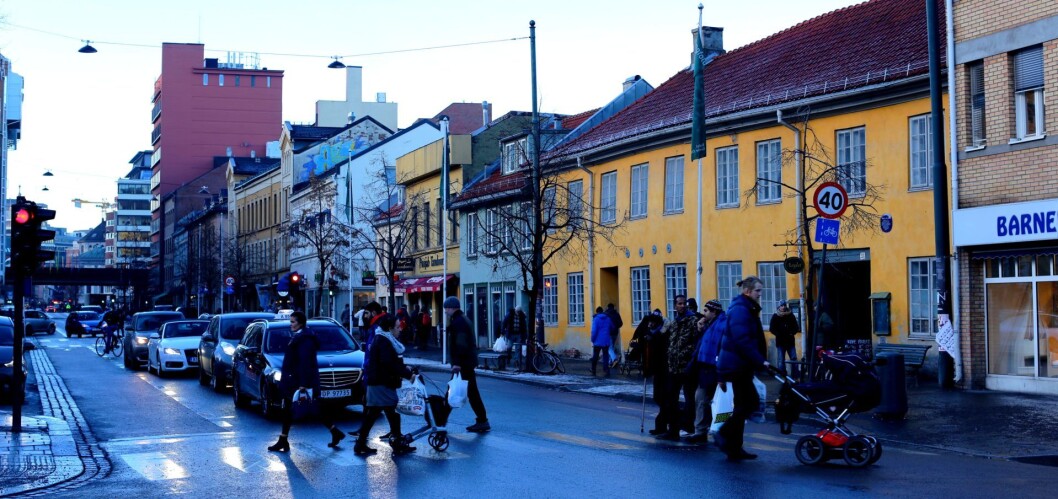 Her, i Grønlandsleiret, foreslås en ny park for å gjøre det triveligere på Grønland. Foto: Merethe Ruud Her, i Grønlandsleiret, foreslås en ny park for å gjøre det triveligere på Grønland. Foto: Merethe Ruud
