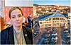 Byutviklingsbyråd Anita Leirvik North (H) Foto: Arnsten Linstad Grenseveien 65-67 bilhallen Møller Eiendom skoletomt Foto: Møller Eiendom