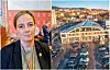 Byutviklingsbyråd Anita Leirvik North (H) Foto: Arnsten Linstad Grenseveien 65-67 bilhallen Møller Eiendom skoletomt Foto: Møller Eiendom