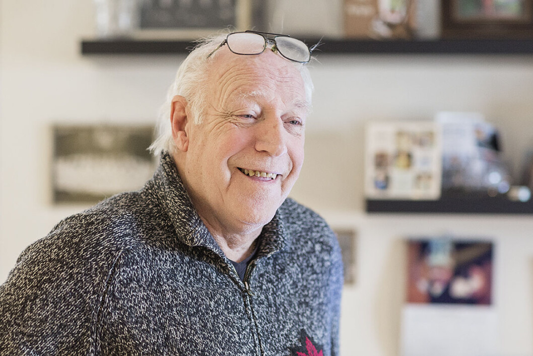 På topp i tre idretter på 60- og 70-tallet, Frank Olafsen. Foto: Stine Raastad På topp i tre idretter på 60- og 70-tallet, Frank Olafsen. Foto: Stine Raastad