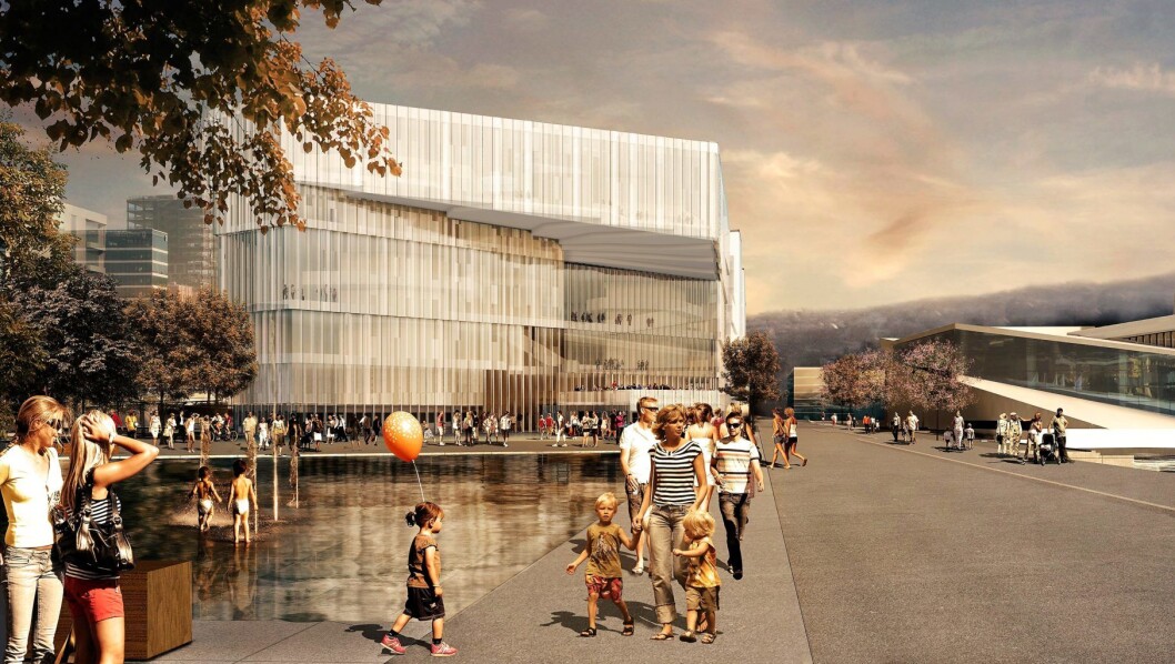 I 2020 skal det nye Deichmanns hovedbibliotek stå klart. Foto: Lund Hagem Arkitekter/Atelier Oslo/Kultur- og idettsbygg I 2020 skal det nye Deichmanns hovedbibliotek stå klart. Foto: Lund Hagem Arkitekter/Atelier Oslo/Kultur- og idettsbygg