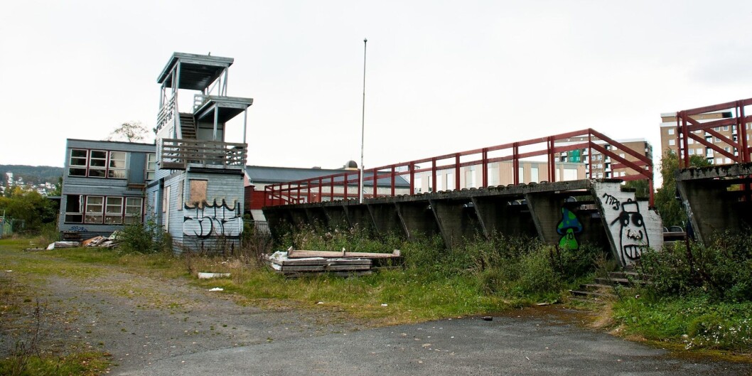 Her kommer det nye klubbhuset til Sagene IF. Foto: Sagene IF Her kommer det nye klubbhuset til Sagene IF. Foto: Sagene IF