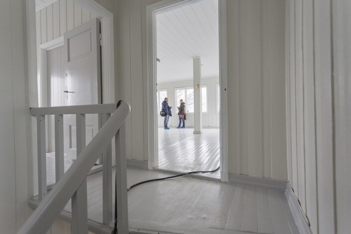 Kokk Elisabeth Harbitz forteller om sine ambisjoner for Gressholmen kro. Foto: Stine Raastad Kokk Elisabeth Harbitz forteller om sine ambisjoner for Gressholmen kro. Foto: Stine Raastad
