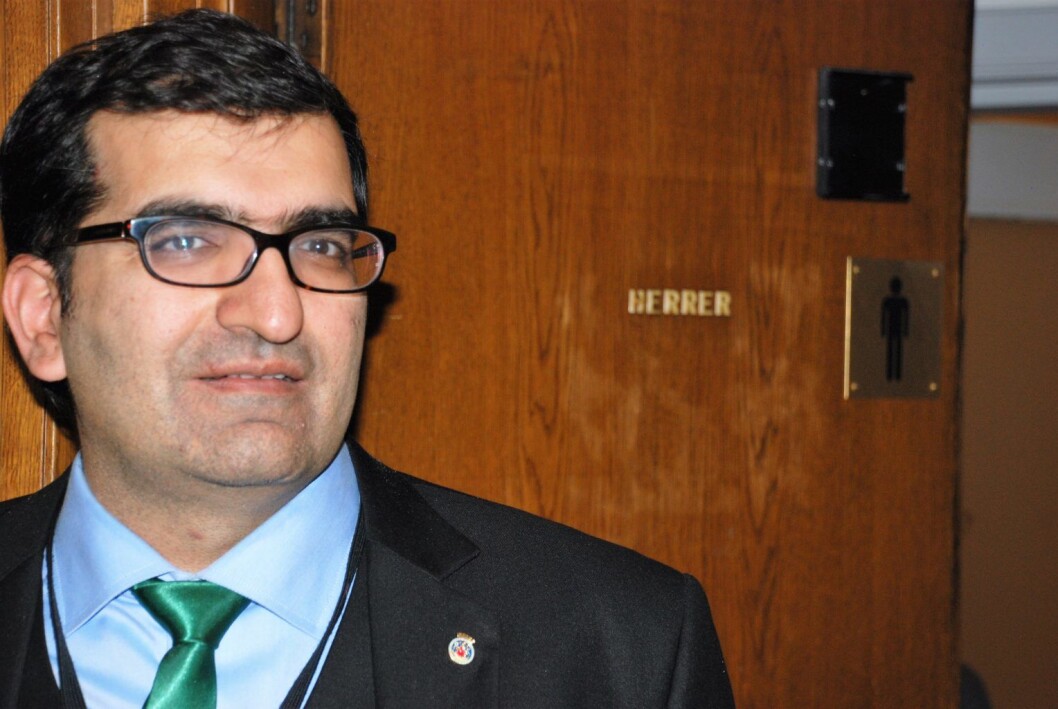 Shoaib Sultan (MDG) fikk gjennomslag i bystyret for kjønnsnøytrale toaletter i offentlige bygg. Shoaib Sultan (MDG) fikk gjennomslag i bystyret for kjønnsnøytrale toaletter i offentlige bygg.