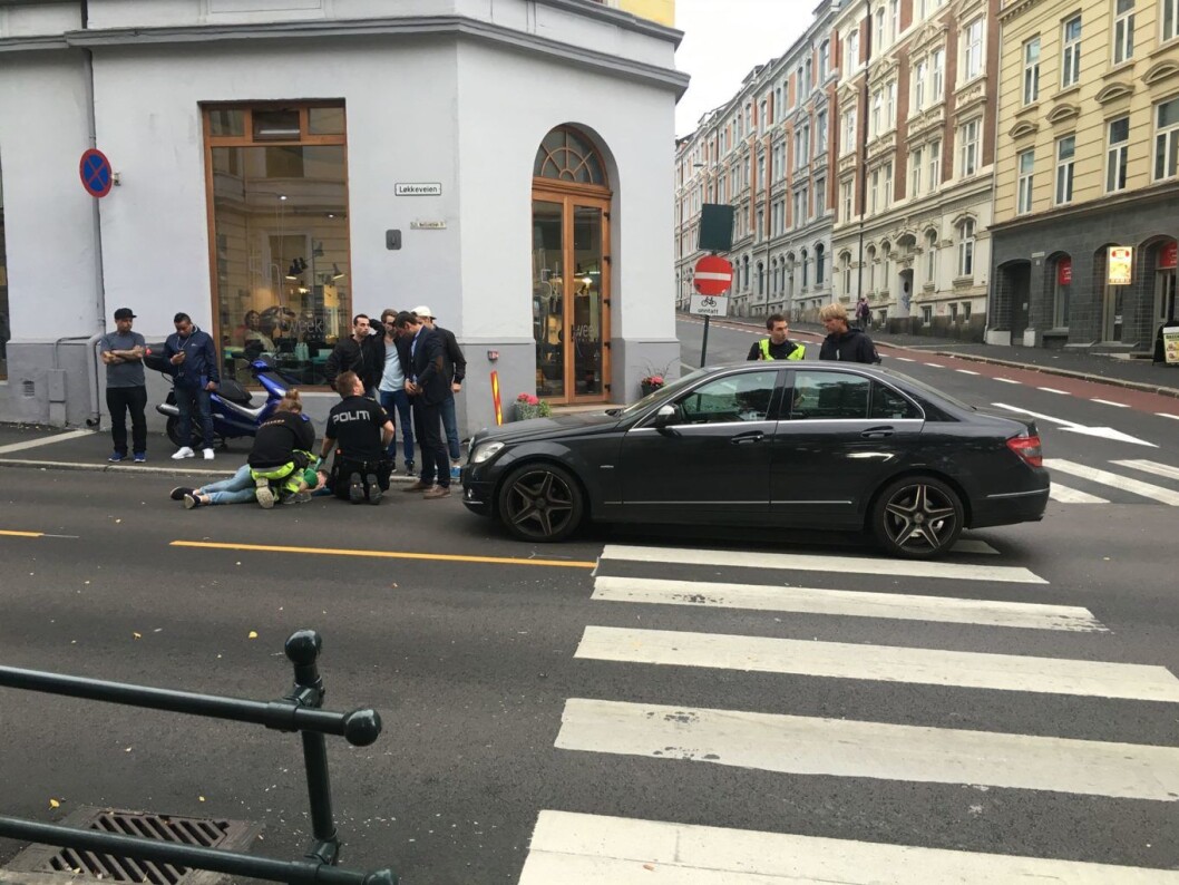 2016 var året da folk gikk fra å frykte en ulykke i Løkkeveien, til det skjedde. Foto: Ruseløkka-aksjonen 2016 var året da folk gikk fra å frykte en ulykke i Løkkeveien, til det skjedde. Foto: Ruseløkka-aksjonen