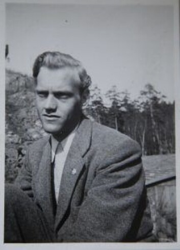 Birger Ødegaard i 1947. Foto: privat. Birger Ødegaard i 1947. Foto: privat.