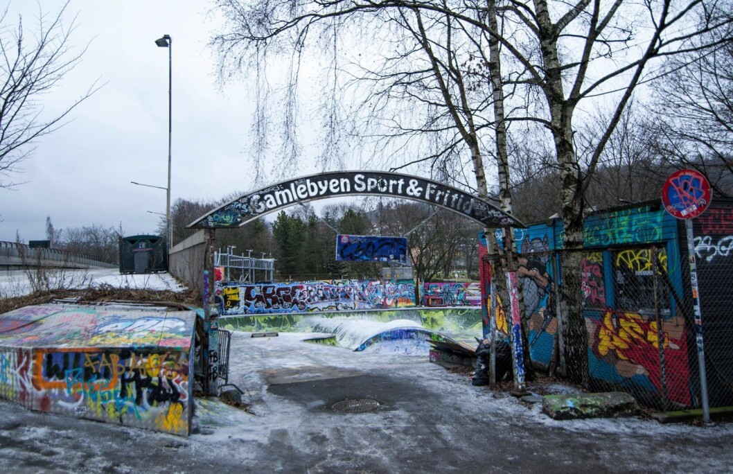Gamlebyen skatepark. Foto: Anna Carlsson Gamlebyen skatepark. Foto: Anna Carlsson