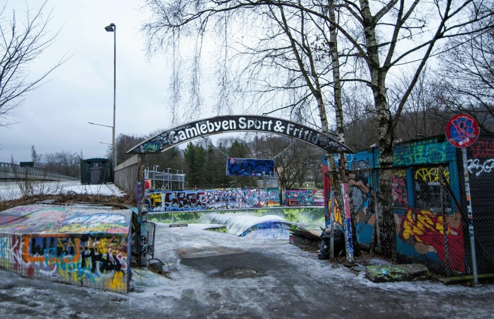 Gamlebyen skatepark. Foto: Anna Carlsson