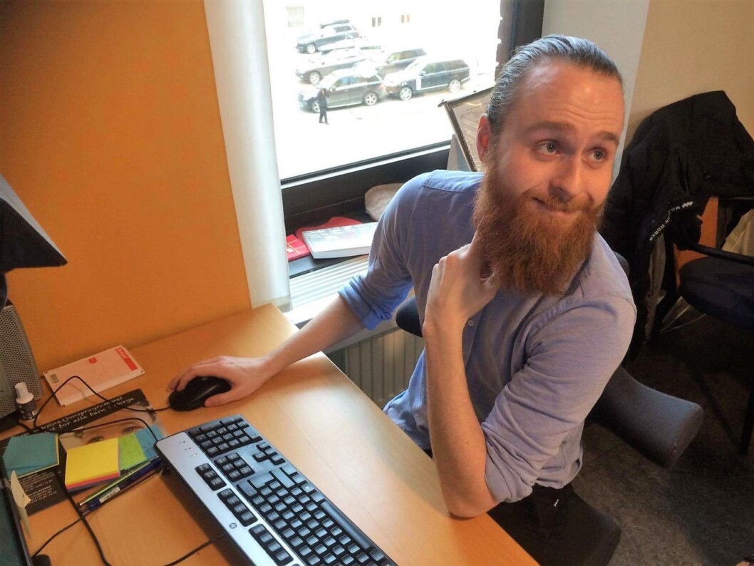 Helsebror Per Arthur Andersen i aksjon. Foto: Johannes Hellstrand Frøshaug Helsebror Per Arthur Andersen i aksjon. Foto: Johannes Hellstrand Frøshaug