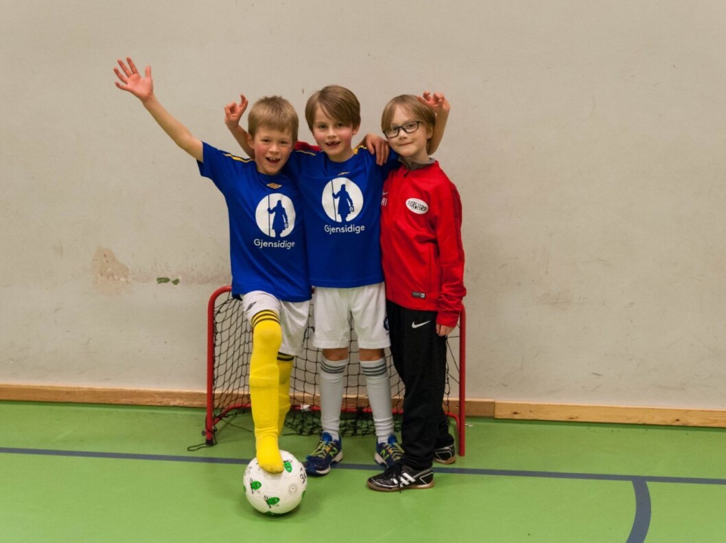Karl-William (t.v) Håkon og Ari kan stå uten treningsmuligheter ved Kampen skole fra våren av. Foto: Anna Carlsson Karl-William (t.v) Håkon og Ari kan stå uten treningsmuligheter ved Kampen skole fra våren av. Foto: Anna Carlsson