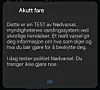 Onsdag klokken 12 uler det i mobiltelefoner og tyfoner i Oslo. Da testes nødvarsel på mobil og Sivilforsvarets varslingsanlegg i en felles nasjonal varslingsprøve.