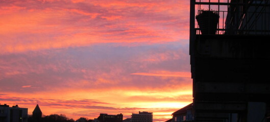 Oslos romantiske røde himler kan delvis skyldes forurensning