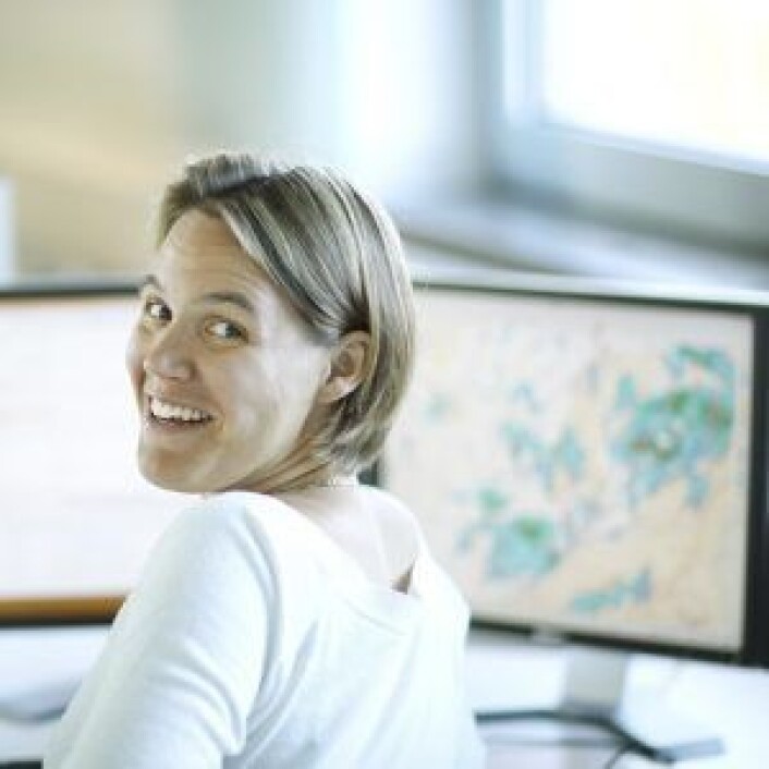 Meteorolog Vibeke Thyness ser støv på horisonten. Foto: Twitter Meteorolog Vibeke Thyness ser støv på horisonten. Foto: Twitter