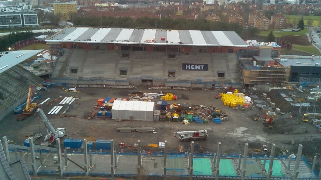 Vålerengas nye stadion på Valle Hovin vil ikke bli forsinket som følge av byggearbeidene i Brunstunnelen, melder klubben selv. Foto: VPN Vålerengas nye stadion på Valle Hovin vil ikke bli forsinket som følge av byggearbeidene i Brunstunnelen, melder klubben selv. Foto: VPN
