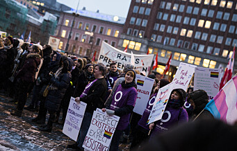 Rekordstort oppmøte på kvinnedagen i Oslo